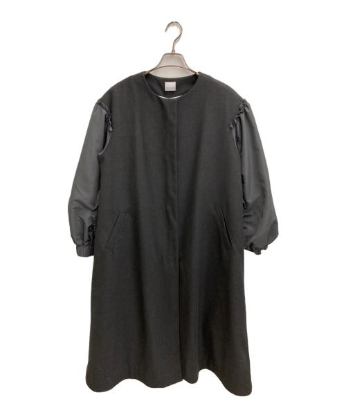 maison echelle（メゾンエシェル）maison echelle (メゾンエシェル) パフスリーブ中綿コート グレー サイズ:freeの古着・服飾アイテム