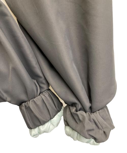 maison echelle（メゾンエシェル）maison echelle (メゾンエシェル) パフスリーブ中綿コート グレー サイズ:freeの古着・服飾アイテム