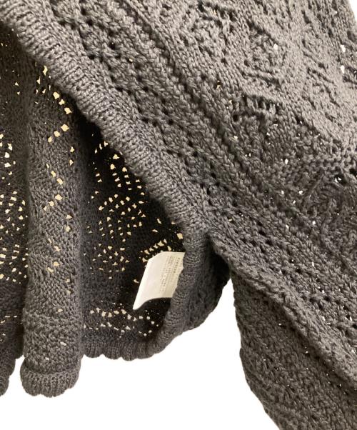 TAO COMME des GARCONS（タオ コムデギャルソン）TAO COMME des GARCONS (タオ コムデギャルソン) 24SS かぎ編みボレロカーディガン ブラック サイズ:Sの古着・服飾アイテム