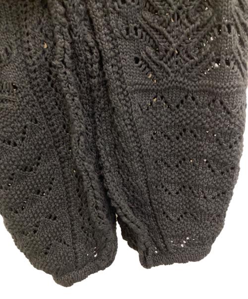 TAO COMME des GARCONS（タオ コムデギャルソン）TAO COMME des GARCONS (タオ コムデギャルソン) 24SS かぎ編みボレロカーディガン ブラック サイズ:Sの古着・服飾アイテム