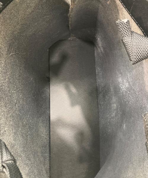 tricot COMME des GARCONS（トリココムデギャルソン）tricot COMME des GARCONS (トリココムデギャルソン) ロゴレザートートバッグ ブラックの古着・服飾アイテム