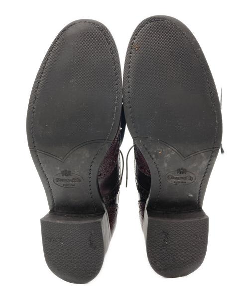 CHURCH'S（チャーチ）CHURCH'S (チャーチ) CONSTANCE R キルト付レースアップシューズ ブラウン サイズ:35の古着・服飾アイテム