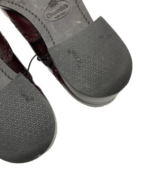 CHURCH'S（チャーチ）CHURCH'S (チャーチ) CONSTANCE R キルト付レースアップシューズ ブラウン サイズ:35の古着・服飾アイテム