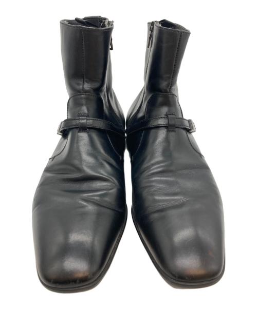 PRADA（プラダ）PRADA (プラダ) ショートブーツ ブラック サイズ:8の古着・服飾アイテム