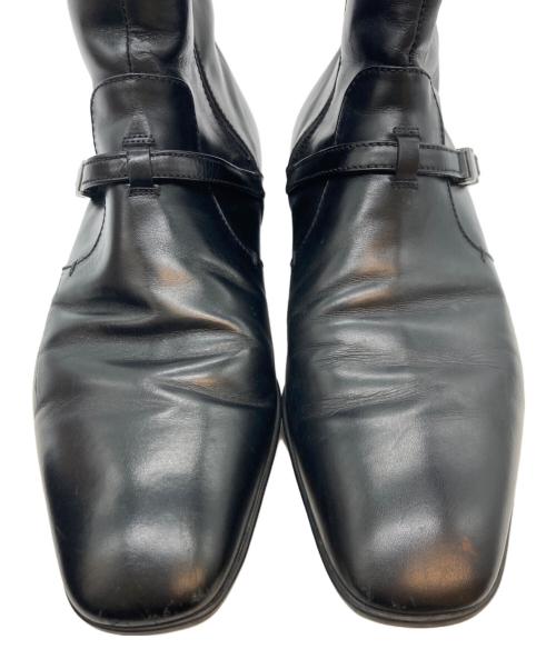 PRADA（プラダ）PRADA (プラダ) ショートブーツ ブラック サイズ:8の古着・服飾アイテム