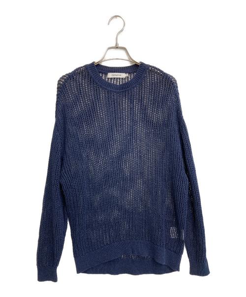 nonnative（ノンネイティブ）nonnative (ノンネイティブ) MARINER SWEATER C/P/R/L MESH ネイビー サイズ:１の古着・服飾アイテム