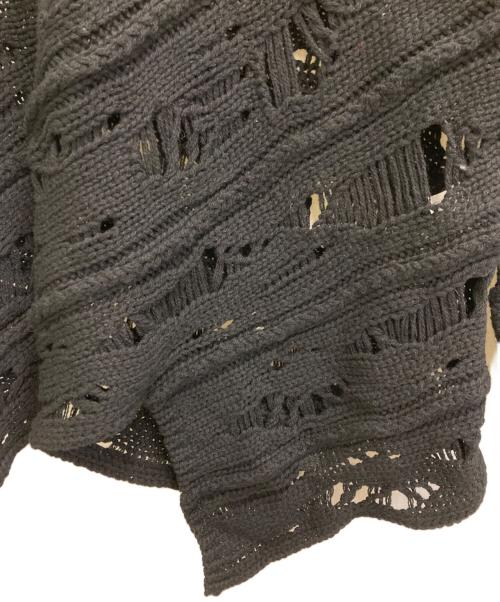 COMME des GARCONS HOMME PLUS（コムデギャルソンオムプリュス）COMME des GARCONS HOMME PLUS (コムデギャルソンオムプリュス) 15AW 螺旋ねじれニットセーター ブラック サイズ:Ｍの古着・服飾アイテム