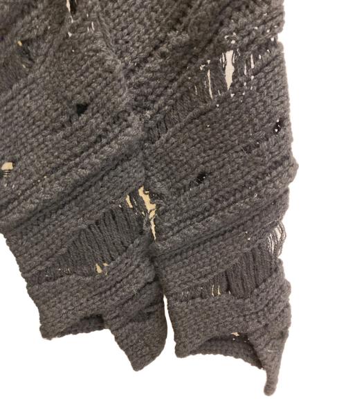 COMME des GARCONS HOMME PLUS（コムデギャルソンオムプリュス）COMME des GARCONS HOMME PLUS (コムデギャルソンオムプリュス) 15AW 螺旋ねじれニットセーター ブラック サイズ:Ｍの古着・服飾アイテム