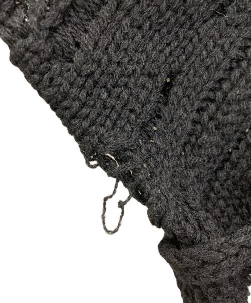 COMME des GARCONS HOMME PLUS（コムデギャルソンオムプリュス）COMME des GARCONS HOMME PLUS (コムデギャルソンオムプリュス) 15AW 螺旋ねじれニットセーター ブラック サイズ:Ｍの古着・服飾アイテム