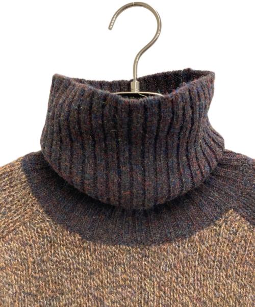 MARTIN MARGIELA（マルタン・マルジェラ）Martin Margiela (マルタン・マルジェラ) 05AW ウールタートルネックニット ブラウン サイズ:Ｍの古着・服飾アイテム
