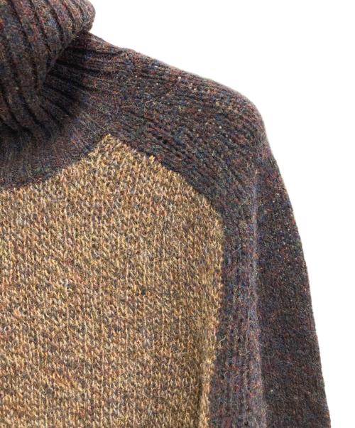 MARTIN MARGIELA（マルタン・マルジェラ）Martin Margiela (マルタン・マルジェラ) 05AW ウールタートルネックニット ブラウン サイズ:Ｍの古着・服飾アイテム