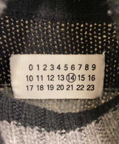 MARTIN MARGIELA（マルタン・マルジェラ）MARTIN MARGIELA (マルタン・マルジェラ) 06AW ウールタートルネックニット ブラック×グレー サイズ:Ｓの古着・服飾アイテム