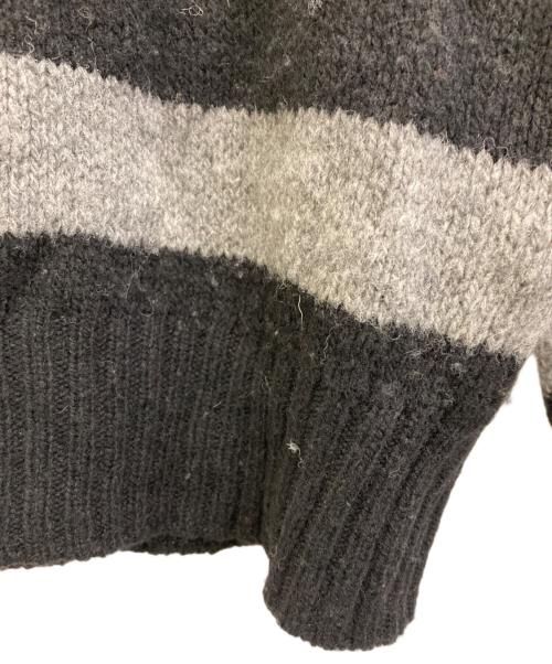 MARTIN MARGIELA（マルタン・マルジェラ）MARTIN MARGIELA (マルタン・マルジェラ) 06AW ウールタートルネックニット ブラック×グレー サイズ:Ｓの古着・服飾アイテム