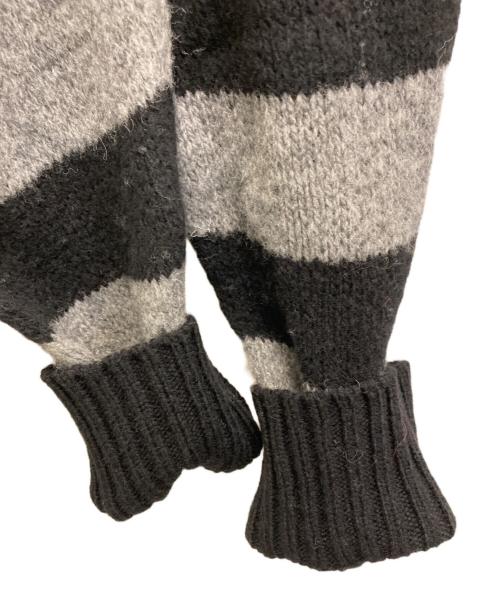 MARTIN MARGIELA（マルタン・マルジェラ）MARTIN MARGIELA (マルタン・マルジェラ) 06AW ウールタートルネックニット ブラック×グレー サイズ:Ｓの古着・服飾アイテム
