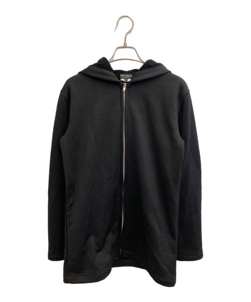 COMME des GARCONS HOMME PLUS（コムデギャルソンオムプリュス）COMME des GARCONS HOMME PLUS (コムデギャルソンオムプリュス) スタッズジップパーカー ブラック サイズ:Sの古着・服飾アイテム