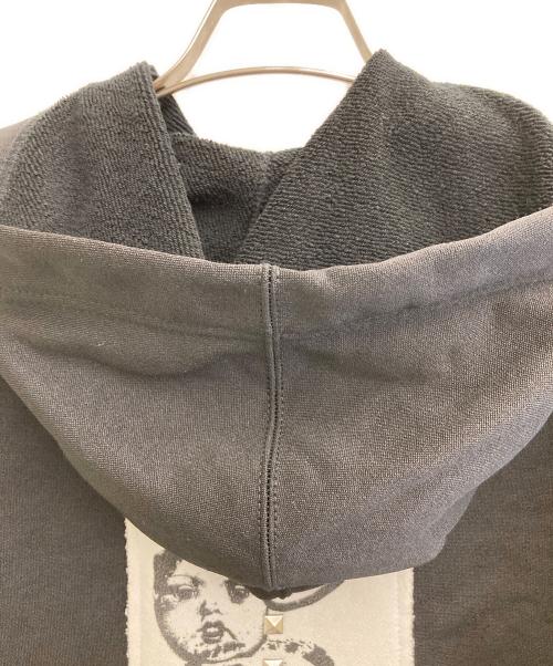 COMME des GARCONS HOMME PLUS（コムデギャルソンオムプリュス）COMME des GARCONS HOMME PLUS (コムデギャルソンオムプリュス) スタッズジップパーカー ブラック サイズ:Sの古着・服飾アイテム