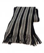 COMME des GARCONS SHIRTコムデギャルソンシャツ）の古着「ウールマフラー」｜グレー