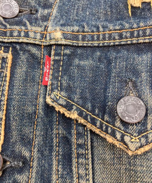 LEVI'S（リーバイス）LEVI'S (リーバイス) リペアデニムジャケット インディゴ サイズ:SIZE Mの古着・服飾アイテム