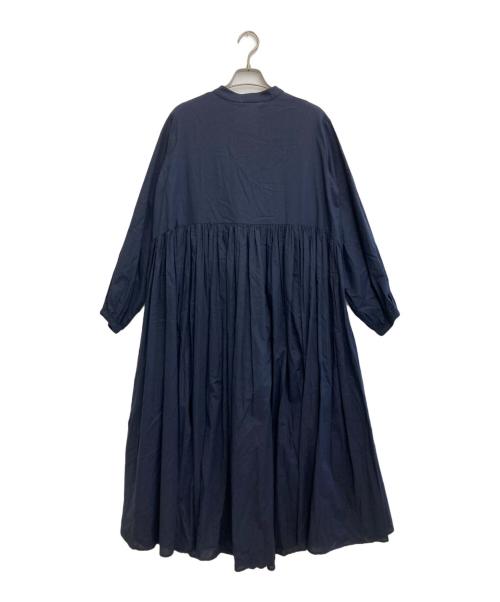 BEARDSLEY（ビアズリー）BEARDSLEY (ビアズリー) ブラウスワンピース ネイビーの古着・服飾アイテム