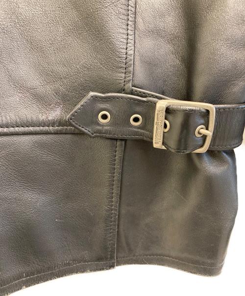 HARLEY-DAVIDSON（ハーレーダビッドソン）HARLEY-DAVIDSON (ハーレーダビッドソン) シングルライダースジャケット ブラック サイズ:Mの古着・服飾アイテム