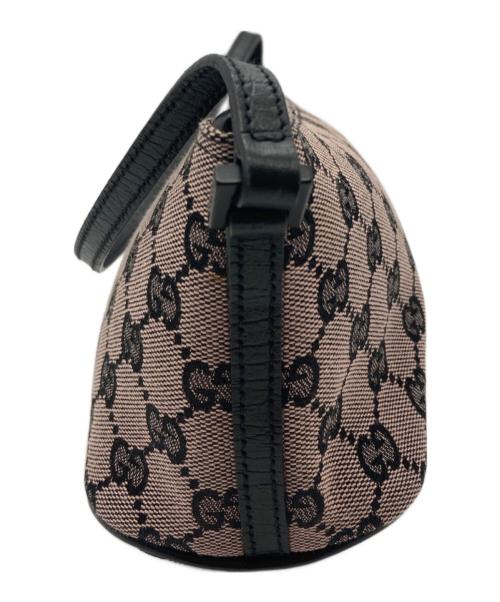 GUCCI（グッチ）GUCCI (グッチ) CGキャンバスポーチ ブラウン×ブラック サイズ:-の古着・服飾アイテム