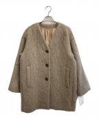 boutique ordinaryブティークオーディナリー）の古着「long Shaggy Coat」｜ベージュ