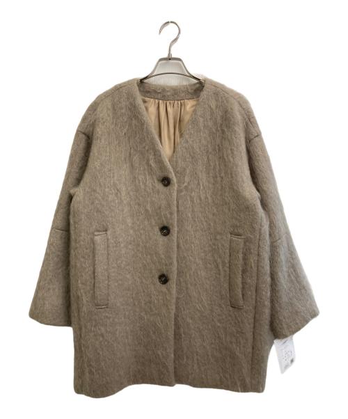 boutique ordinary（ブティークオーディナリー）Boutique Ordinary (ブティークオーディナリー) long Shaggy Coat ベージュ サイズ:FREE 未使用品の古着・服飾アイテム