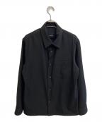 theoryセオリー）の古着「Bond Wool Twill Overshirt」｜ブラック