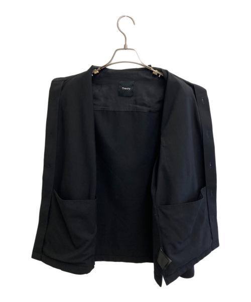 theory（セオリー）theory (セオリー) Bond Wool Twill Overshirt ブラック サイズ:SIZE Mの古着・服飾アイテム