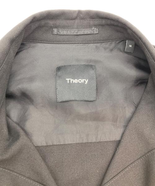 theory（セオリー）theory (セオリー) Bond Wool Twill Overshirt ブラック サイズ:SIZE Mの古着・服飾アイテム