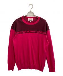 MASTER BUNNY EDITION（マスターバニーエディション）の古着「ニット」｜ピンク