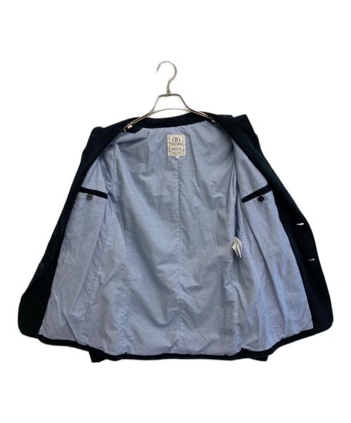 TOMORROW LAND（トゥモローランド）TOMORROW LAND (トゥモローランド) DENIM (デニム) カウスエードテーラードジャケット ブラック サイズ:SIZE 44の古着・服飾アイテム