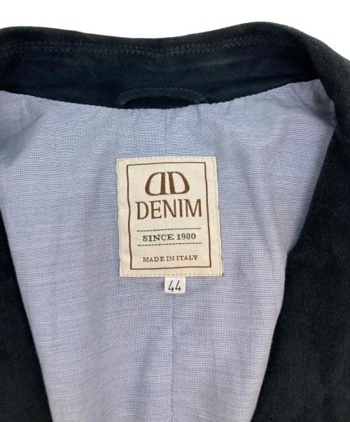 TOMORROW LAND（トゥモローランド）TOMORROW LAND (トゥモローランド) DENIM (デニム) カウスエードテーラードジャケット ブラック サイズ:SIZE 44の古着・服飾アイテム