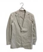 Belvest×TOMORROW LANDベルヴェスト×トゥモローランド）の古着「テーラードジャケット」｜ライトグレー×ホワイト