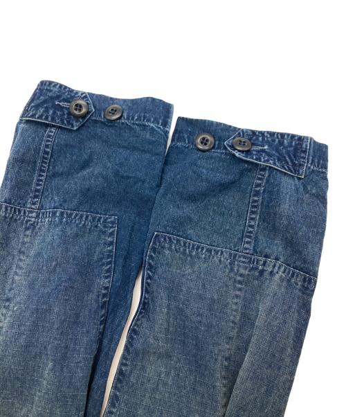 POLO RALPH LAUREN（ポロ・ラルフローレン）POLO RALPH LAUREN (ポロ・ラルフローレン) 刺繍デニムシャツ インディゴ サイズ:Lの古着・服飾アイテム