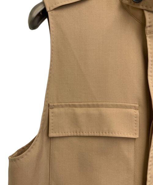 POSTELEGANT（ポステレガント）POSTELEGANT (ポステレガント) ジレ ブラウン サイズ:38の古着・服飾アイテム