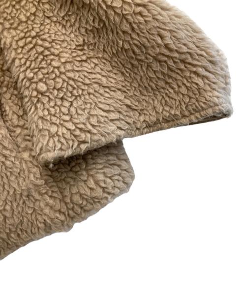 nest Robe（ネストローブ）nest Robe (ネストローブ) ウールボアノーカラージャケット ベージュ サイズ:Fの古着・服飾アイテム