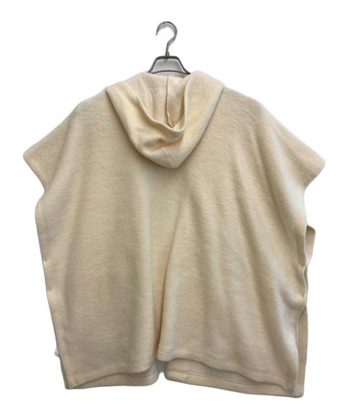 nest Robe（ネストローブ）nest Robe (ネストローブ) フードショールベスト ホワイト サイズ:freeの古着・服飾アイテム