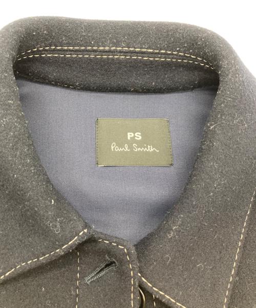 PS Paul Smith（ＰＳポールスミス）PS Paul Smith (ＰＳポールスミス) ウールリバーブルゾン ネイビー サイズ:SIZE L (44)の古着・服飾アイテム