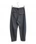 6(ROKU) BEAUTY&YOUTH (ロク ビューティーアンドユース) 25ss P/W バレルパンツ グレー サイズ:34：16000円