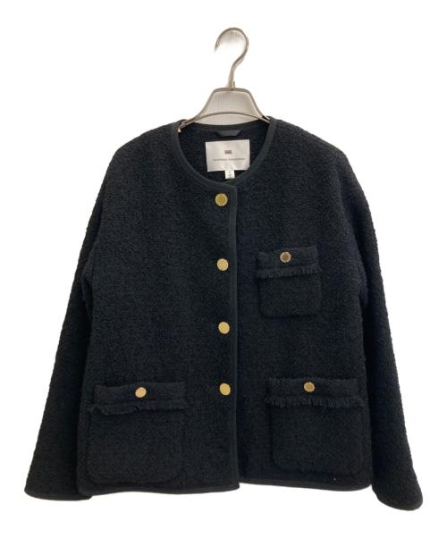 Traditional Weatherwear（トラディショナルウェザーウェア）Traditional Weatherwear (トラディショナルウェザーウェア) ノーカラージャケット ブラック サイズ:Sの古着・服飾アイテム