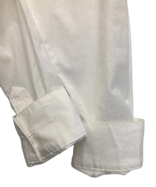 Traditional Weatherwear（トラディショナルウェザーウェア）Traditional Weatherwear (トラディショナルウェザーウェア) バンドカラーシャツ ホワイト サイズ:XSの古着・服飾アイテム