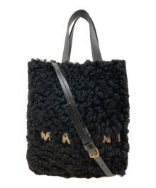 MARNI（マルニ）の古着「MUSEO SOFT MINI TOTE BAG」｜ブラック
