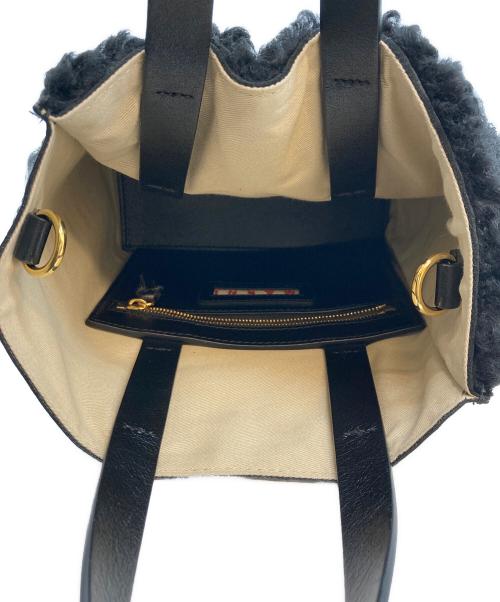 MARNI（マルニ）MARNI (マルニ) MUSEO SOFT MINI TOTE BAG ブラックの古着・服飾アイテム