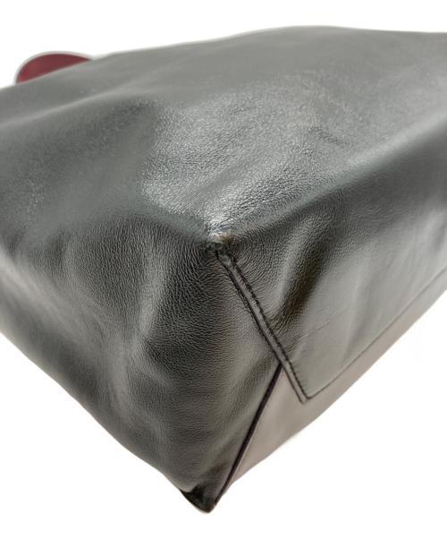 MARNI（マルニ）MARNI (マルニ) Museo Softミニバッグ バーガンディー×ブラックの古着・服飾アイテム