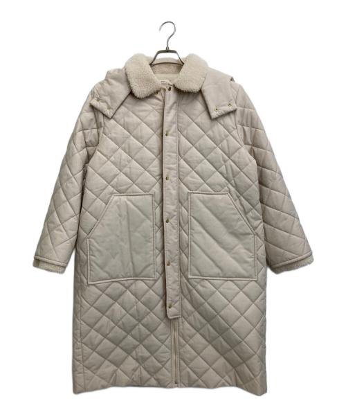 YORI（ヨリ）yori (ヨリ) ボア キルティングコート アイボリー サイズ:freeの古着・服飾アイテム