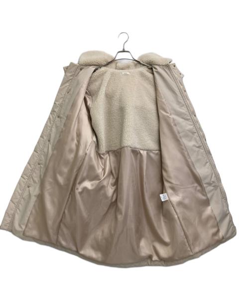 YORI（ヨリ）yori (ヨリ) ボア キルティングコート アイボリー サイズ:freeの古着・服飾アイテム