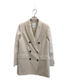ebure（エブール）の古着「ダブルテーラードジャケット」｜アイボリー