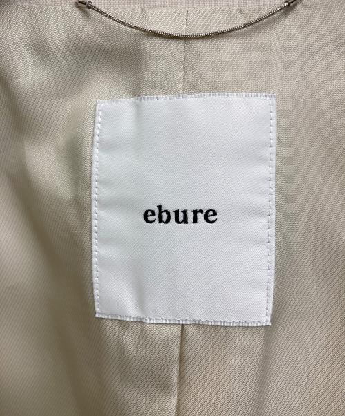ebure（エブール）EBURE (エブール) ダブルテーラードジャケット アイボリー サイズ:36の古着・服飾アイテム