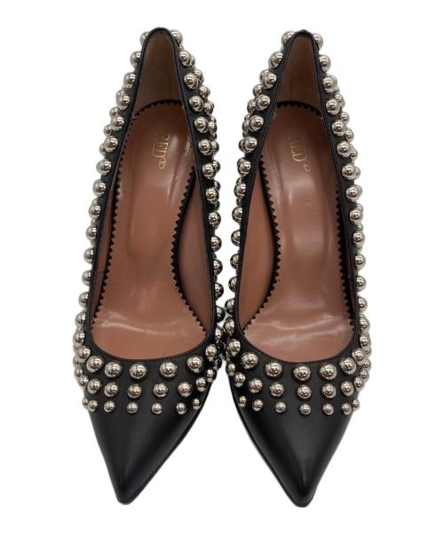 RED VALENTINO（レッドヴァレンティノ）RED VALENTINO (レッドヴァレンティノ) ヒールパンプス ブラック サイズ:23.5の古着・服飾アイテム